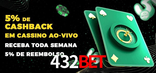 Promoções do cassino ao Vivo 432bet
